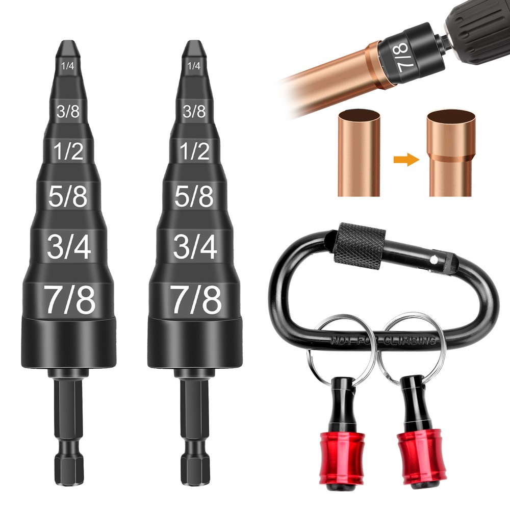 6-in-1 HVAC Repair Tool Copper Pipe Flaring & Swaging Kit 1/4″ to 7/8″ Sizes