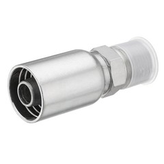 12 Pack 1/2″ Hydraulic Hose Fittings, 1/2″ I.D. Hose x 1/2″ NPTF Male with Prote