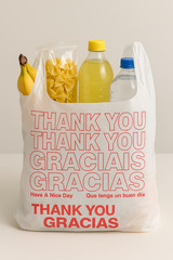 “Thank You Grocery Bags 1/6 BBL 21×6.5×11.5 – 50 to 1000 Plastic T‑Shirt Bags”