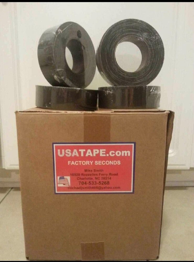 12 Rolls 2″ X 60 Yrds Black Gaffers Tape Audio Stage Tape Gaffer MADE IN USA