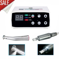 NSK Style Dental Brushless LED Electric Micro Motor/1:5 Fiber Optic Contra Angle