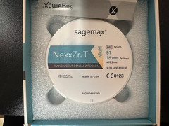Sagemax NexxZr T Multi Zirconia Puck Translucent Shade B1 W98-16mm