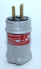 ⭐️NEW UNOPENED BOX⭐️ Appleton ECP-2023 Straight Blade Plug, 125V, 20A 🔴USA🔵