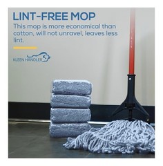 Bison Life KLEEN HANDLER Nano Microbial General Cleaning Mop – 2 Mops