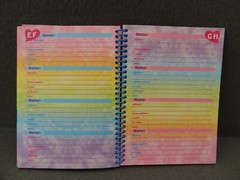 Lisa Frank 5×7 2000 Agenda Address Book Schedule Calendar Contact Spiral Cat Y2K