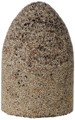 Abrasive Grinding Cone 16 Grit Aluminum Oxide 2 inch x 3 inch 5/8-11 Thread for