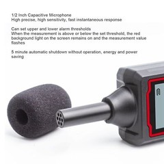 Decibel Meter, Portable Digital Noise Meter 30-130dB Sound Monitoring Tester
