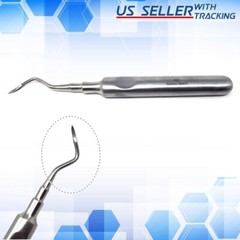 2 Pcs DENTAL HEIDBRINK ROOT TIP PICKS ELEVATORS H2 + H3 RIGHT LEFT SLIM HANDLES