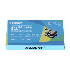 AZDENT Dental Orthodontic Self-Ligating Brackets Braces Mini MBT/ Roth 022