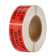 500/Roll 1″x2″ Warning Labels This is a Set Do Not Separate Stickers for Bundle