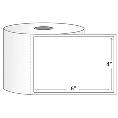 2-200 Rolls 4×6 Direct Thermal Shipping Labels 250/Roll Zebra Eltron 2844 ZP450