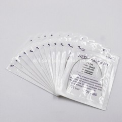 1-100Pcs Dental Orthodontic TMA Arch Wire Ti-Mo-Alloy Rectangular Ovoid/Natural
