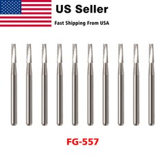 FG 557 Carbide Burs – Friction Grip for High-Speed Handpieces, Type