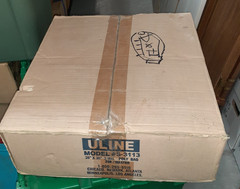 U-LINE 26×30″ Clear Poly Bags Lay-Flat Open Top End 2-Mil Case NOS FREE USPS