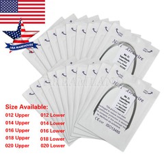 100PCS Dental Orthodontic NITI Arch Wire Round Super Elastic NITI Ovoid Form USA