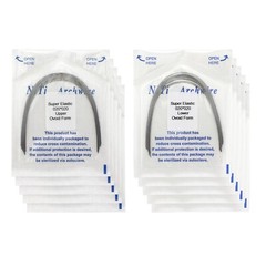 100PCS Dental Orthodontic Arch Wire Niti Super Elastic Round Rectangular Ovoid