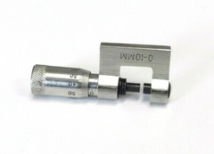 Mini Micrometer 10mm Small Micrometer Pocket Size Metric 0-10mm x 0.01mm