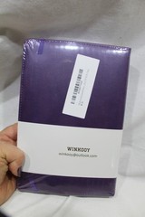Winkooy Leather Hardcover Lined Journal Notebook A5 366 Pages Pen Loop, Purple