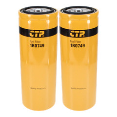 2PCS 1R0749PK2 Fuel Filter fits Case 586C 160M 24H 375 621F 16HNA 16M3 235B 235C