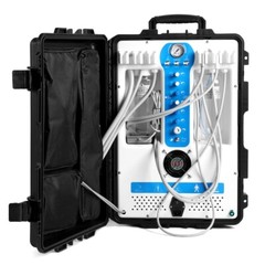 Portable Dental Mobile Delivery Unit Air Compressor Strong Suction /Handpiece 4H