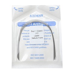 AZDENT Dental Orthodontic Niti Super Elastic Arch Wire Round Nature Form 012-020