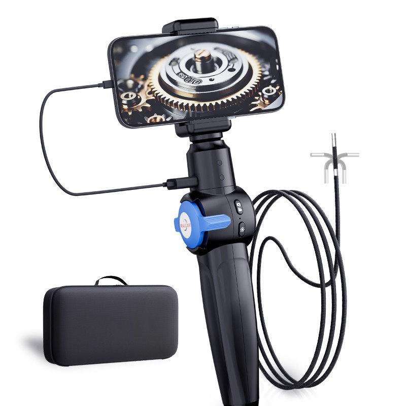 Ralcam 2 way 180° Articulating Borescope Endoscope Inspection Camera 1m Flexible