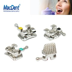 MacDent Dental Orthodontic Brackets Brace Mini Roth MBT Standard 022/018 Hooks