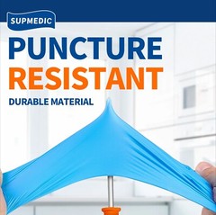 Blue Disposable Nitrile Gloves 3.5 Mil, Powder Free Food-Grade Exam Gloves
