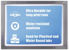 Ecotex® WR-BLUE – Water Resistant Diazo Screen Printing Emulsion – Quart- 32oz