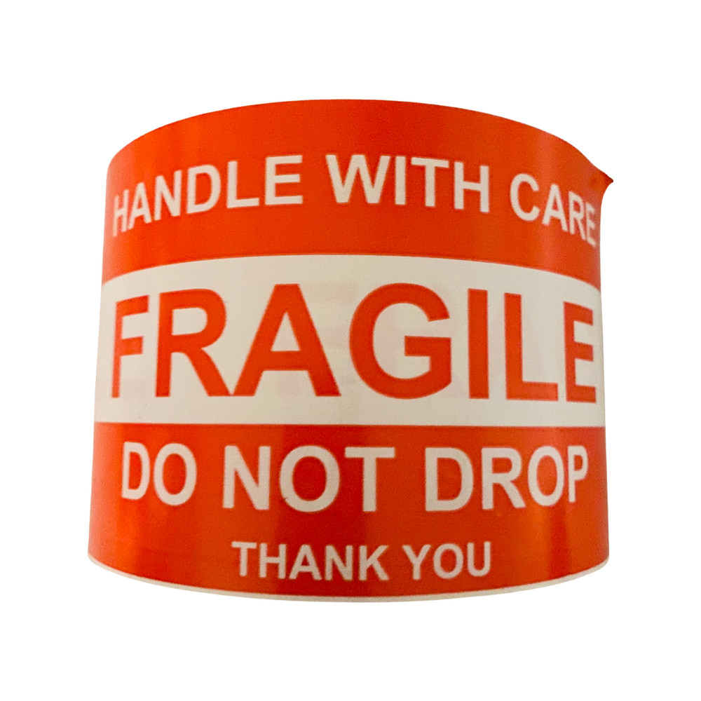 3×5 FRAGILE DO NOT DROP Shipping 1 Roll of 500 Labels