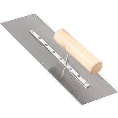 VEVOR Bull Float 48”x8” Concrete Tool Trowel Float 4 Handles Round End