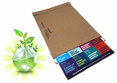 Eco Friendly Brown Kraft Heavy Duty Paper Padded Mailers! Cushioned Recyclable M