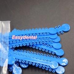 45 Color Dental Elastic Ligature Ties Rubber Power Bands for Orthodontic Braces
