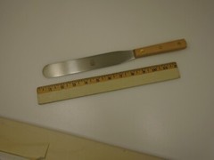 Dexter USA NOS 8 inch Hi Carbon Steel Spatula Palette Knife US Russell 1967