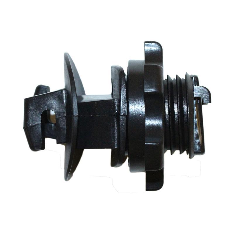 Post Insulator Round Screw On Black 25 Pack