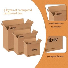 25-100 pcs 6″x4 3/4″x4 3/4″ Shipping Packing corrugated cardboard boxes ebay UL