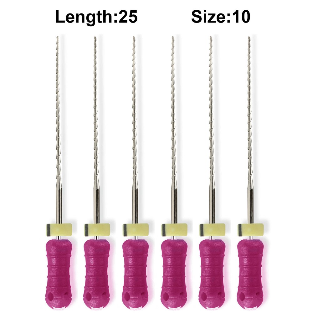 Sky Choice Hedstrom Files – 25 mm Length, Size 10 Purple w/Rubber Stopper 6/Pkg
