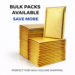 Any Size Color MATTE METALLIC Poly Bubble Mailers Mailing Padded Envelopes USA
