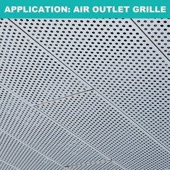 20GA 11.8″x11.8″ Round Hole 304 Stainless Steel Perforated Sheet