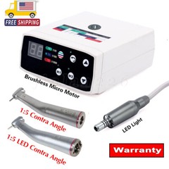 Dental Electric Motor Micromotor LED 1:1 1:5 Handpiece NSK Style