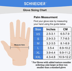 Schneider Black Nitrile Gloves 4 Mil Latex & Powder Free
