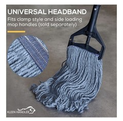 Bison Life KLEEN HANDLER Nano Microbial General Cleaning Mop – 2 Mops