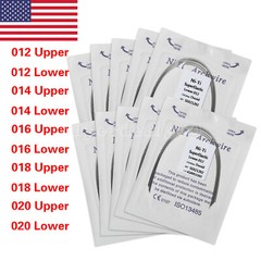 10pcs/pk Dental Orthodontic Niti Arch Wire Round Ovoid Form all size option OR