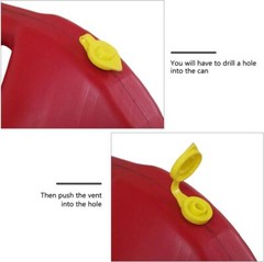 5Pcs Yellow Fuel Gas Can Jug Vent Cap Blitz Scepter Essence Midwest Eagle