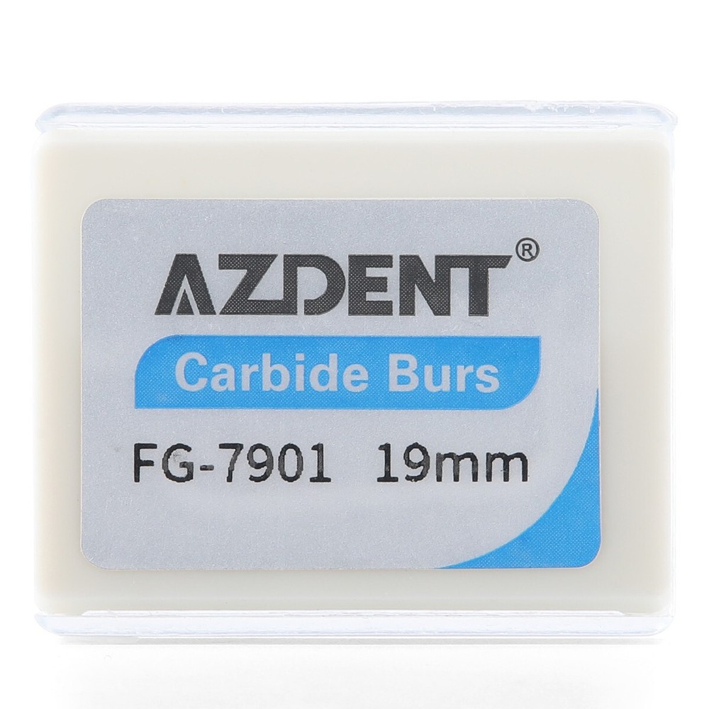 AZDENT 10 Pcs Dental Carbide Trimming & Finishing Burs FG/7406/7408/7901/7902