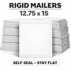 12.75×15 Rigid Stay Flat Mailers Self Seal Cardboard Envelopes 25-1000 Pcs