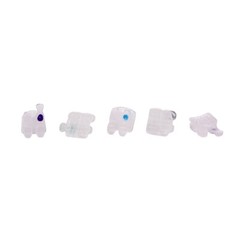 AZDENT Dental Orthodontic Clear Ceramic Brackets Braces Roth /MBT 022 Hook 345