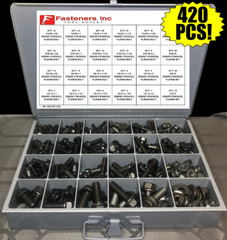 Grade 8 Hardened Hex Flange Frame Bolt Black Phosphate & Oil (All Sizes & Qty’s)