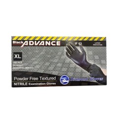 6 Mil Black Nitrile Disposable Gloves Powder Free Case 1000 PC S M L XL XXL