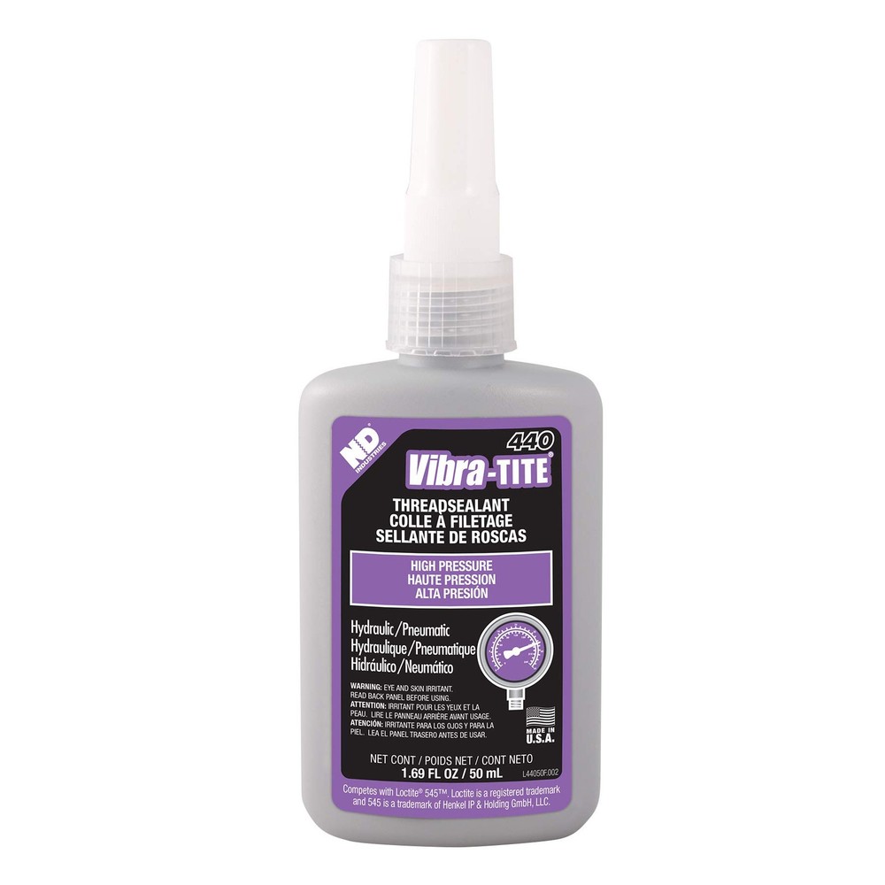Vibra-TITE – 44050 440 Hydraulic and Pneumatic Anaerobic Thread Sealant, 50 ml